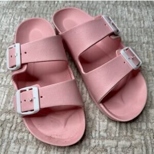 Pink Foam Arizona Sandals
